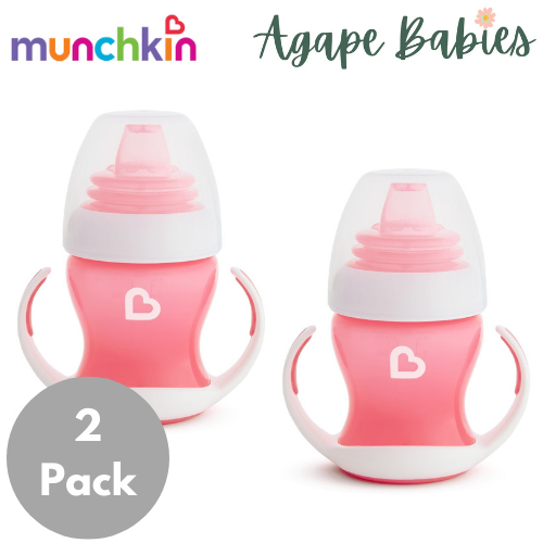 [Bundle Of 2] Munchkin Gentle Transition Cup (Pink)