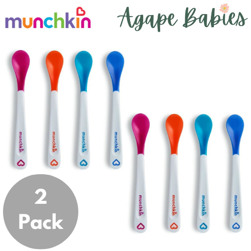 [Bundle Of 2] Munchkin White Hot® Infant Spoons ( Pack of 4 )