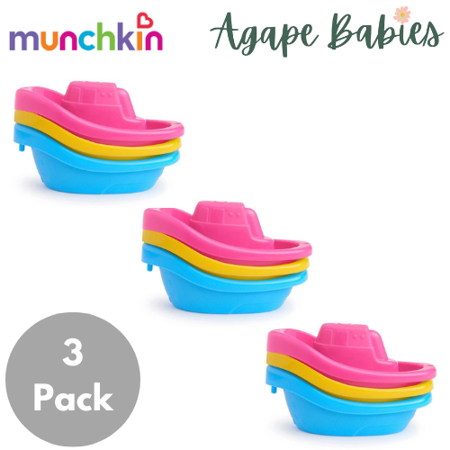 [Bundle Of 3] Munchkin Little Boat Trains (Pack of 3)