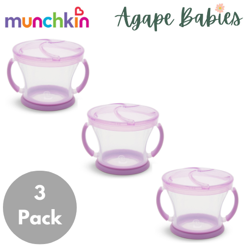 [Bundle Of 3] Munchkin Snack Catcher® - Purple