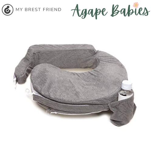 My Brest Friend Deluxe Nursing Pillow - Evening Gray