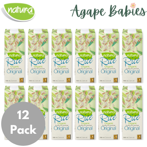 Natur-a Enriched Rice Beverage - Original (Organic) 946 ml ( Bundle Of 12 Packs ) Exp: