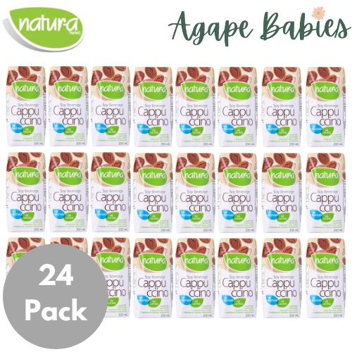 Natur-a Enriched Soy Beverage -  Cappuccino (Organic) 200ml (Pack of 3 x 8 Rolls) Exp: