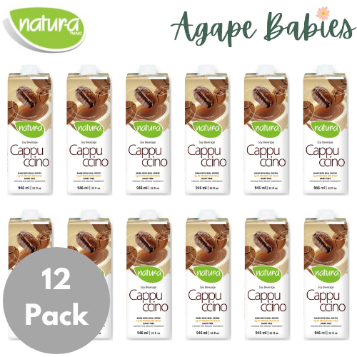 Natur-a Enriched Soy Beverage - Cappuccino (Organic) 946 ml ( Bundle Of 12 Packs ) Exp: 03/25