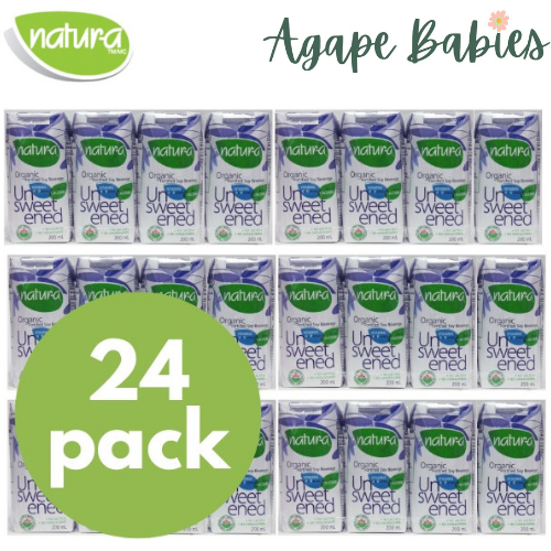 Natur-a Enriched Soy Beverage - Unsweetened (Organic) 200ml (Pack of 3 x 8 Rolls) Exp: 05/24