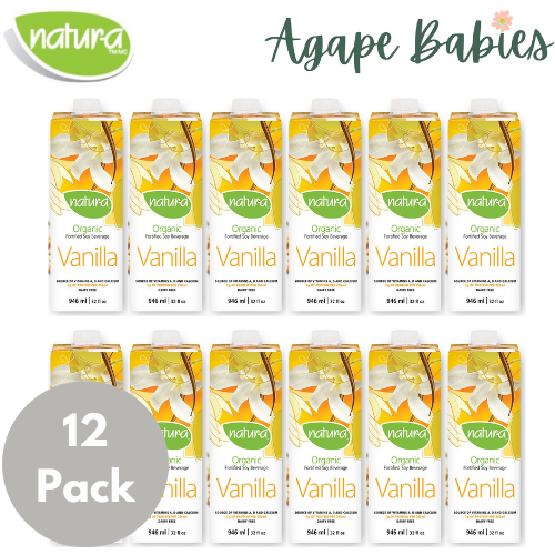 Natur-a Enriched Soy Beverage - Vanilla (Organic) 946 ml ( Bundle Of 12 Packs ) Exp: 03/25