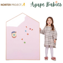 Noriterboard Magnetic Board One Tone in Natural Wood (Medium / Large - Pink + Free Gifts