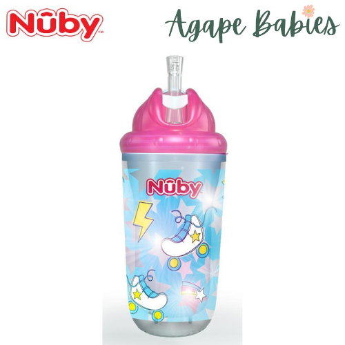 Nuby Light Up Flip-It Insulated Cup 300ml - Skater