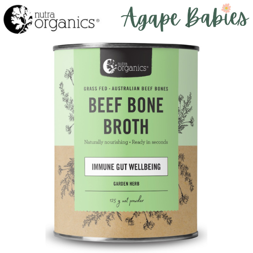 Nutra Organics Beef Bone Broth Garden Herb - 125gm