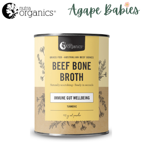 Nutra Organics Beef Bone Broth – Turmeric 125g