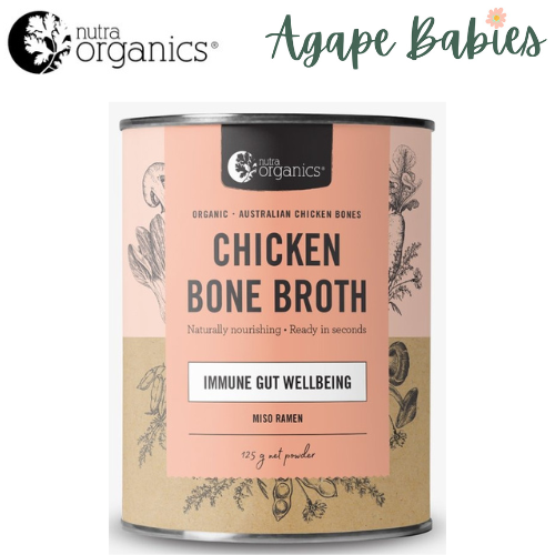 Nutra Organics Chicken Bone Broth Powder – Miso Ramen 125g