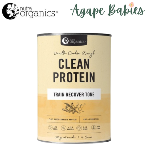 Nutra Organics Clean Protein Vanilla Cookie Dough 500g