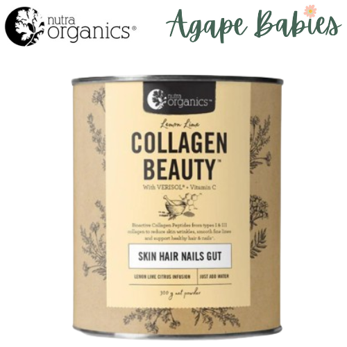 Nutra Organics Collagen Beauty Lemon + Lime 300g