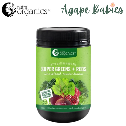 Nutra Organics Super Greens + Reds 150g