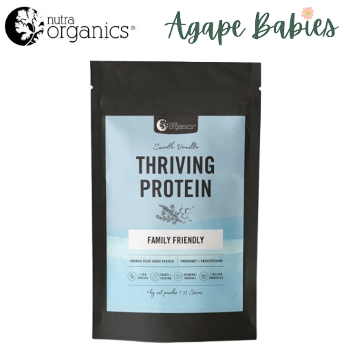 Nutra Organics Thriving Protein – Smooth Vanilla 1kg