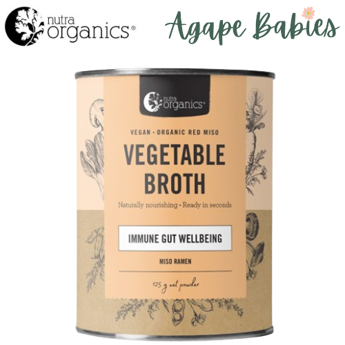 Nutra Organics Vegetable Broth Powder – Miso Ramen 125g