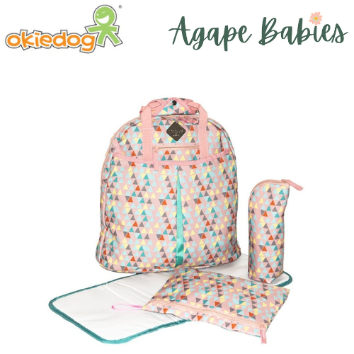 Okiedog Freckles Backpack Triangle Drop Peach