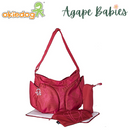 Okiedog Mondo Diaper Bag Scribbles Red