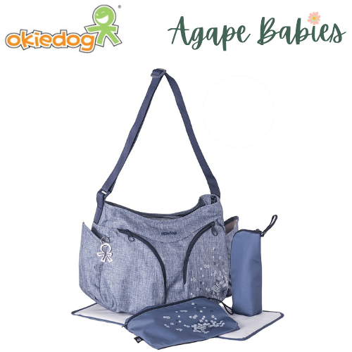 Okiedog Mondo Diaper Bag Urban Jeans