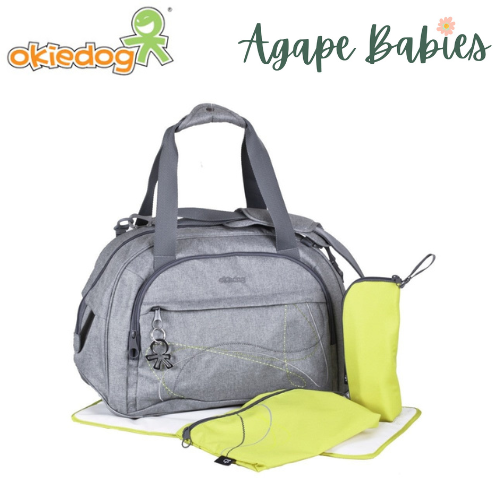 Okiedog Shuttle Diaper Bag Urban Grey Melange