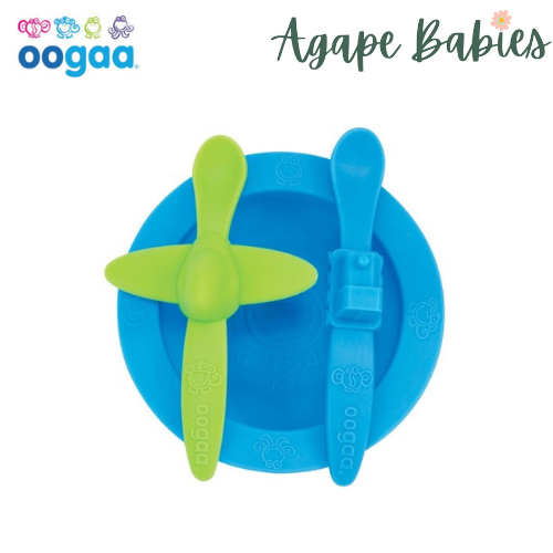 Oogaa Silicone Mealtime Set - 3 Colors!