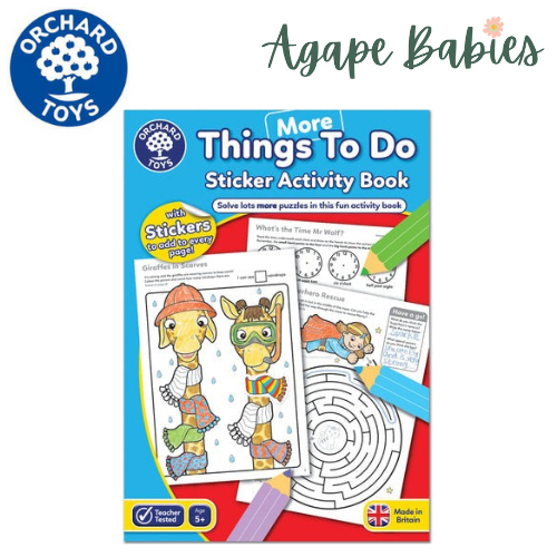 Orchard Toy- More Things To Do Sticker Activity Book