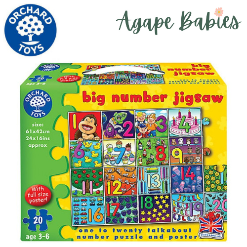 Orchard Toys Floor Puzzles - Big Number Jigsaw