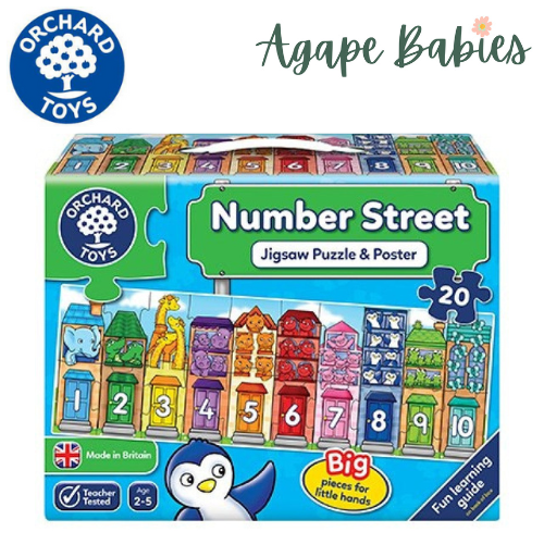 Orchard Toys Game - Number street jigsaw