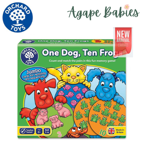 Orchard Toys Game - One Dog, Ten Frogs