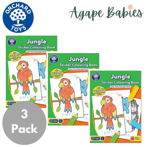 [3-Pack] Orchard Toys Jungle Colouring Book