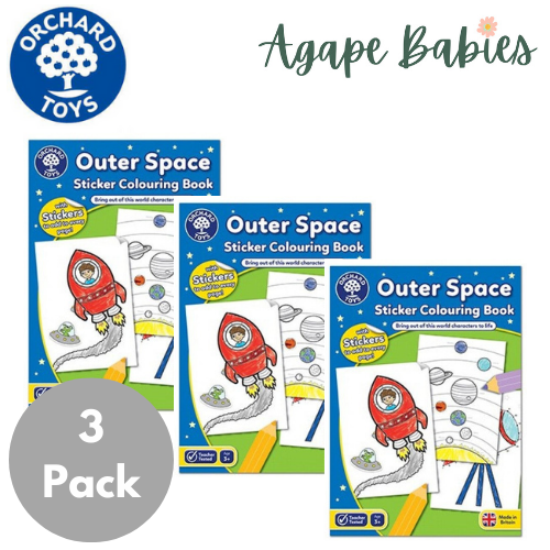 [3-Pack] Orchard Toys Outer Space Colouring Book