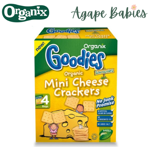 Organix Goodies Organic Mini Cheese Crackers, 4 x 20g Exp- 02/25