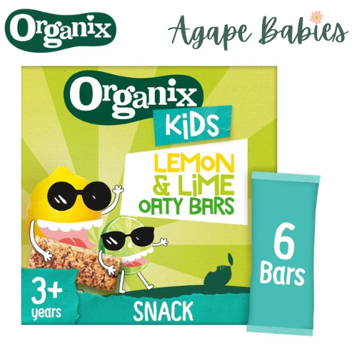 Organix Kids Lemon & Lime Oaty Bars, 6 x 23 g. exp-03/24