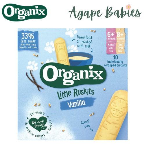 Organix Little Ruskits Vanilla, 60 g.Exp- 11/24