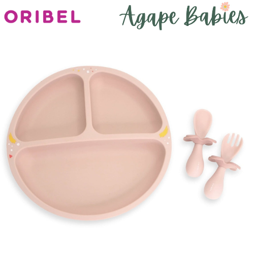 Oribel Cocoon Z Serveware - Fork, Spoon & Plate - Pink