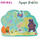 Oribel Vertiplay Hoppy Bunny & Friends - 2 & 3 Piece Puzzle