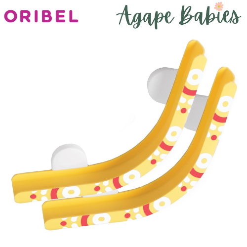 Oribel VertiPlay STEM Build Your Own Marble Run Wall Toy - 2 Curvy Tracks +4 Connectors (2 Pack)