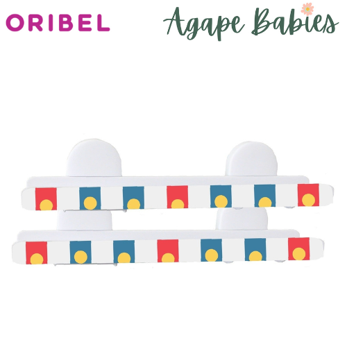 Oribel VertiPlay STEM Build Your Own Marble Run Wall Toy - 2 Straight Tracks +4 Connectors (2 Pack)