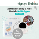 MyLO Astronaut Electric Nail Clipper Trimmer for Baby & Kids Astronaut (1yr Warranty ) - FOC 2 Paraben-Free Fever Cooling Patch Box