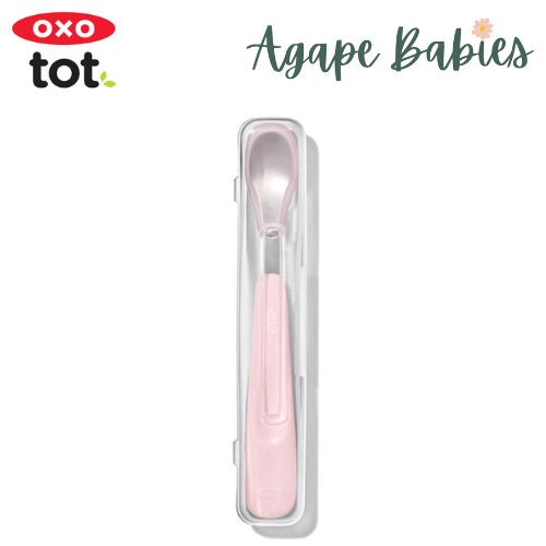 OXO Tot On-The-Go Feeding Spoon - Blossom