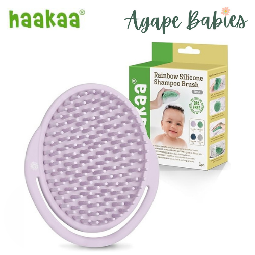 Haakaa Rainbow Silicone Shampoo Brush - 4Color