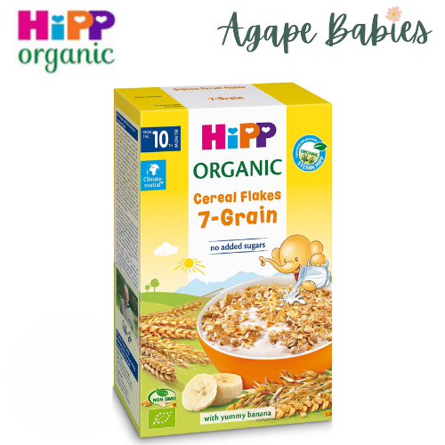 Hipp Cereal Flakes 7 Grain 200g (EU) - 10M Up  Exp: 10/25