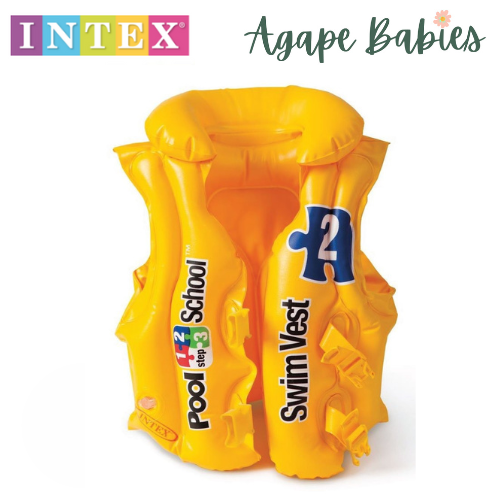 Intex  Pool School™ Deluxe Swim Vest Step 2 With Collar (Ages 3-6)