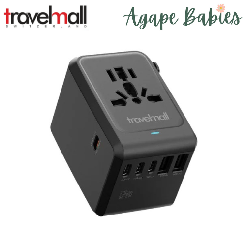 Travelmall GaN 65W PD High Performance  6 USB Travel Adaptor -2 Colors