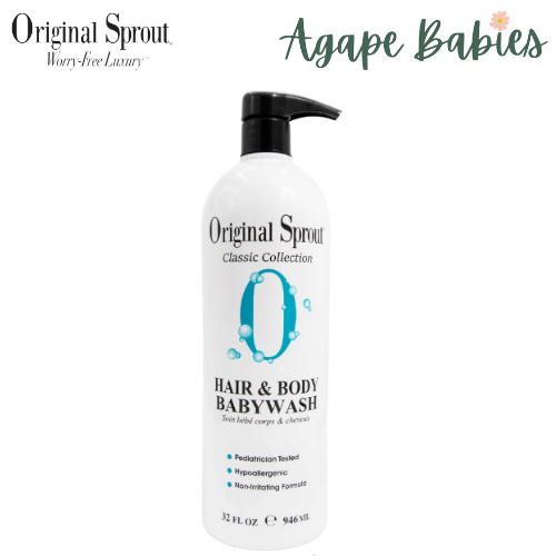 Original Sprout Hair & Body Babywash 2 in 1 - 32oz Exp: 02/26