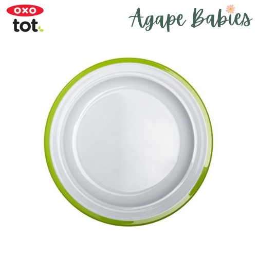 OXO Tot Big Kids Plate with Non-Slip Base - Green