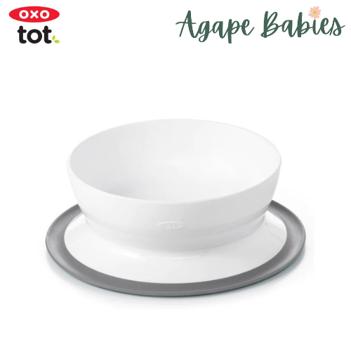 OXO Tot Stick & Stay Suction Bowl - Grey