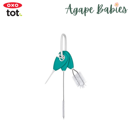 OXO Tot Straw & Sippy Cup Top Cleanning Set - Teal