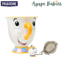 Paladone Beauty & The Beast Chip Mug and Mrs Potts Tea Infuser Set (Limited Edition)