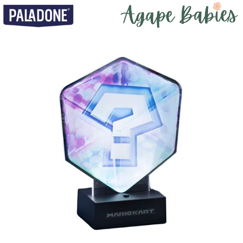 Paladone Mario Kart Acrylic Item Box Question Block Light